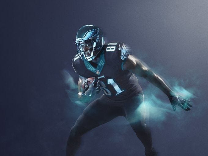 eagles color rush jersey